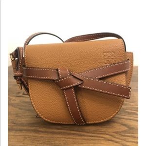 Loewe Gate Mini Textured Leather Bag